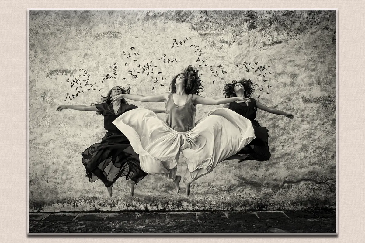 Landscape Photo on Glass