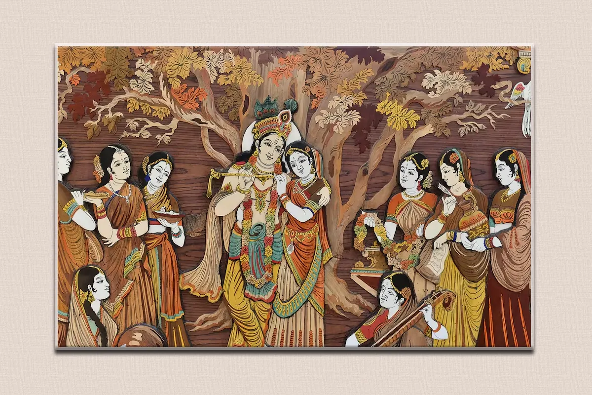 Radha Krishna Canvas1012
